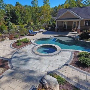 Hardscaping an attractive outdoor area by Dunning Stone & Supply